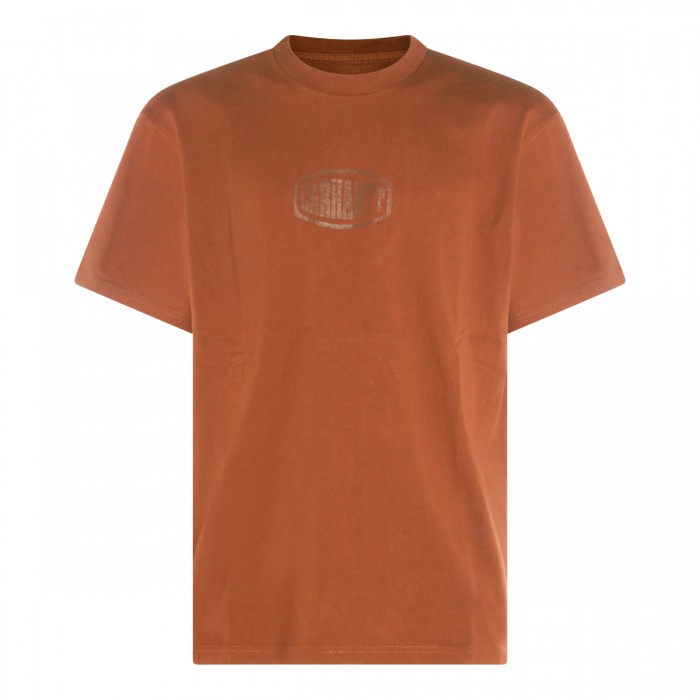 BROWN COTTON T-SHIRT