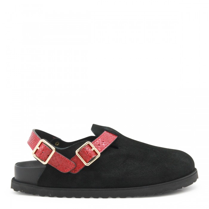 BLACK AND RED LEATHER TOKIO...