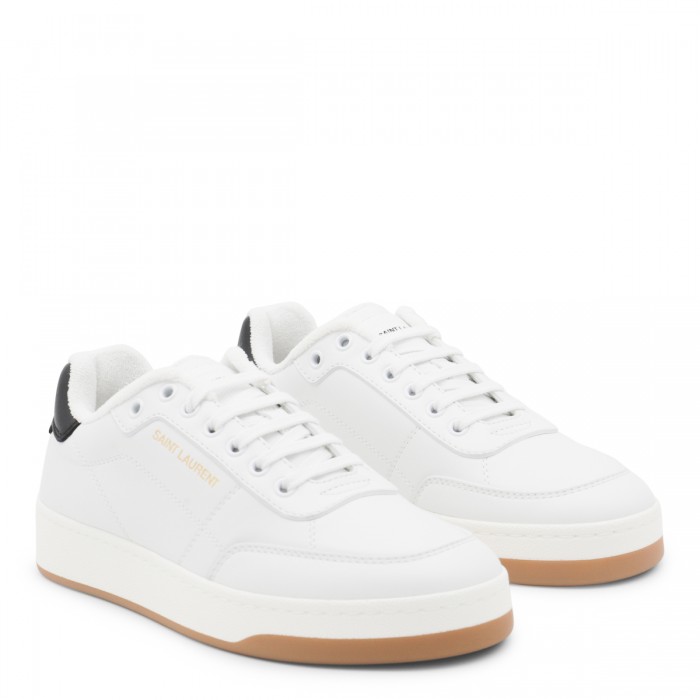 WHITE AND BLACK LEATHER... 2