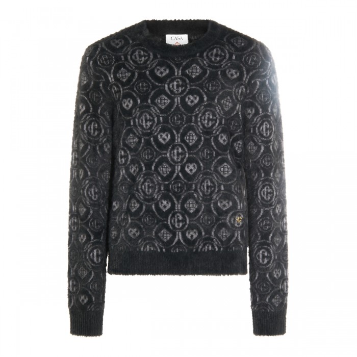 GREY WOOL KNITWEAR