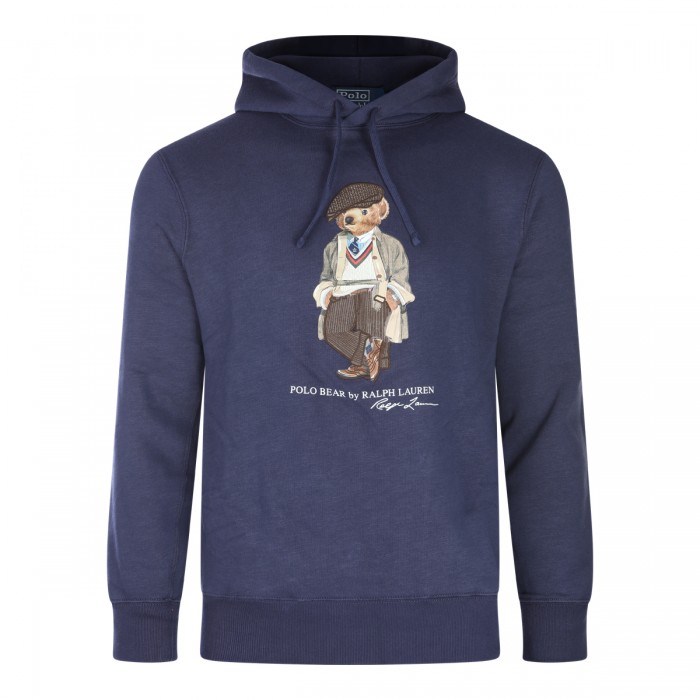 BLUE COTTON SWEATSHIRT