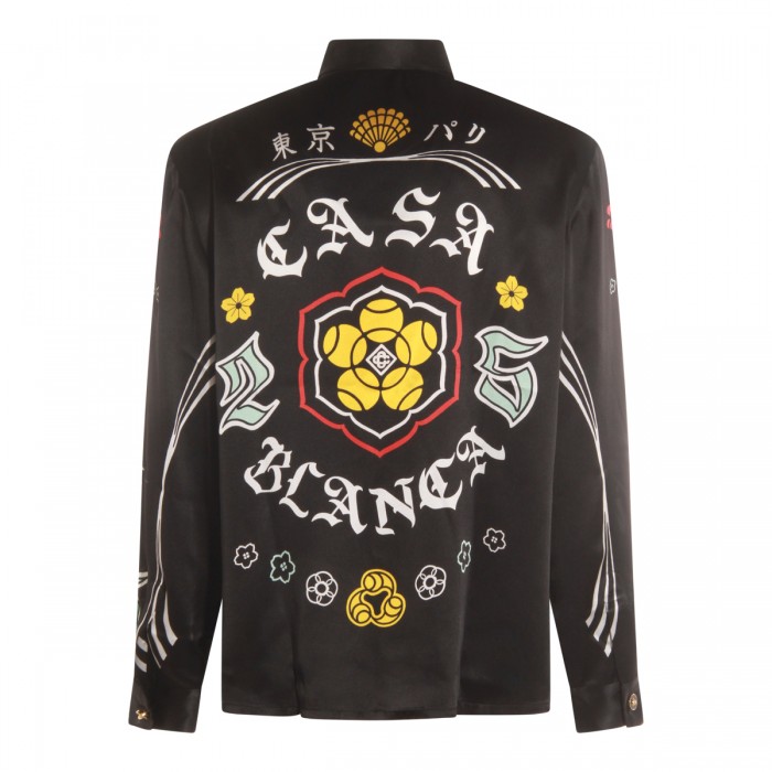 BLACK SILK SHIRT 2