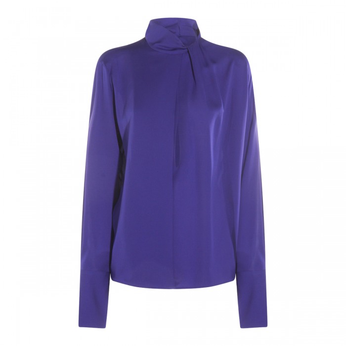 PURPLE SILK TOP