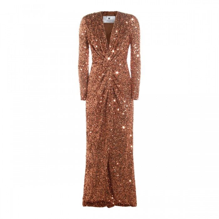 BRONZE MAXI DRESS
