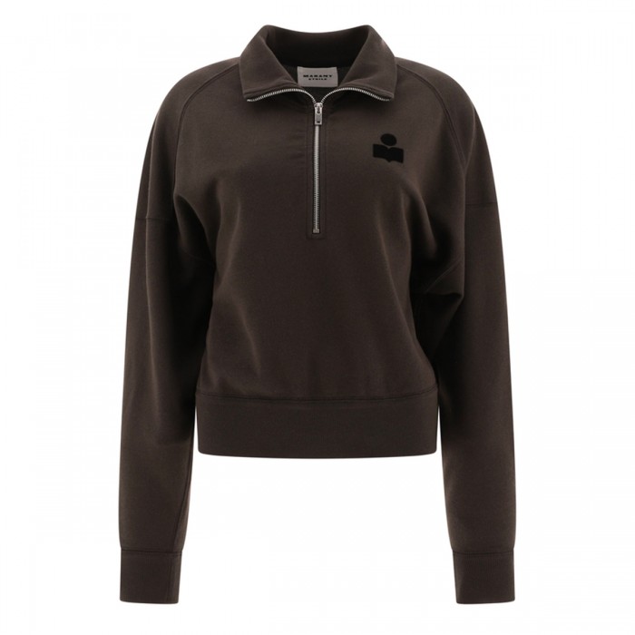 BLACK COTTON SWEATSHIRT