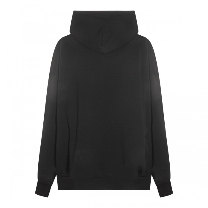 BLACK COTTON SWEATSHIRT 2