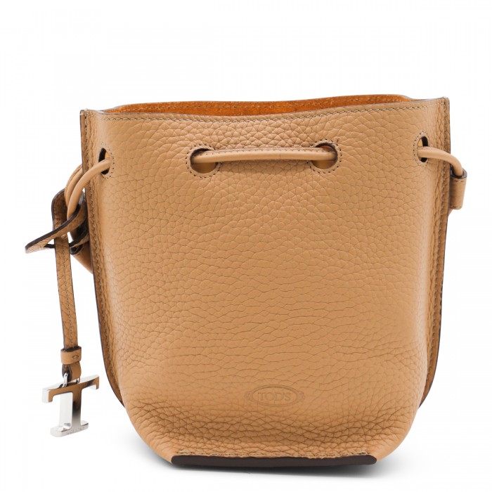 CAMEL LEATHER SATCHEL