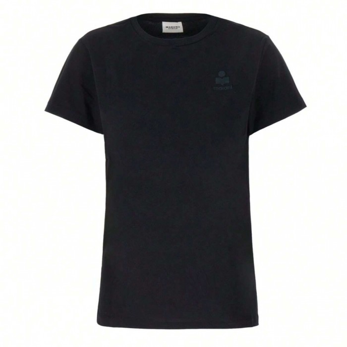 BLACK COTTON T-SHIRT