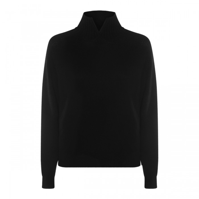 BLACK CASHMERE KNITWEAR