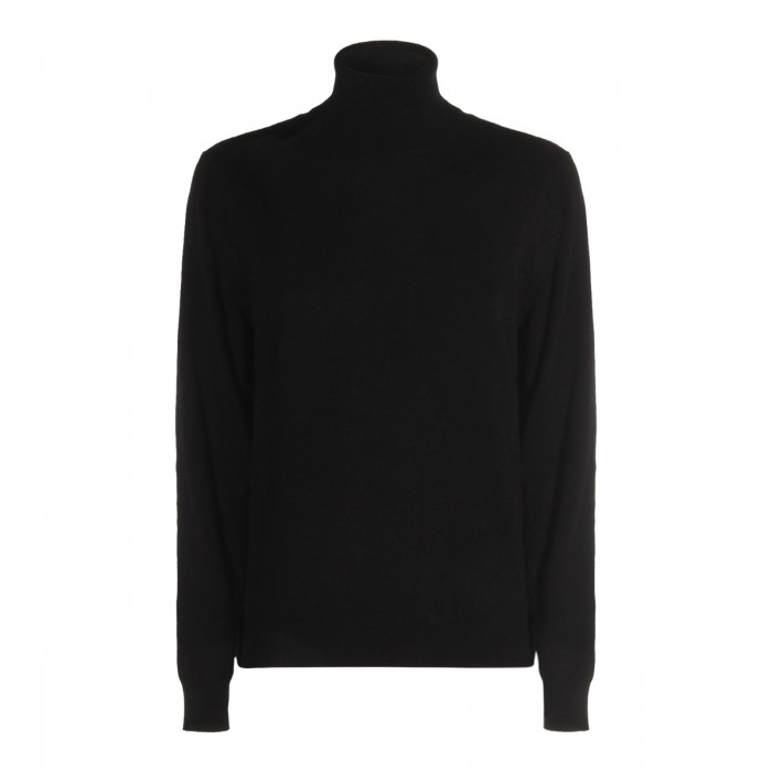 BLACK CASHMERE KNITWEAR
