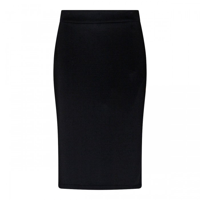 BLACK MIDI SKIRT