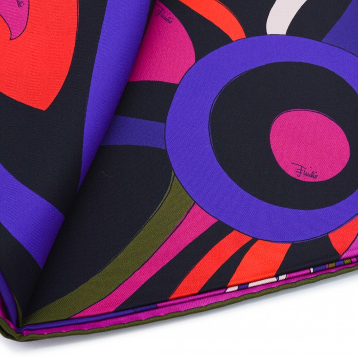 MULTICOLOR SILK SCARF 2