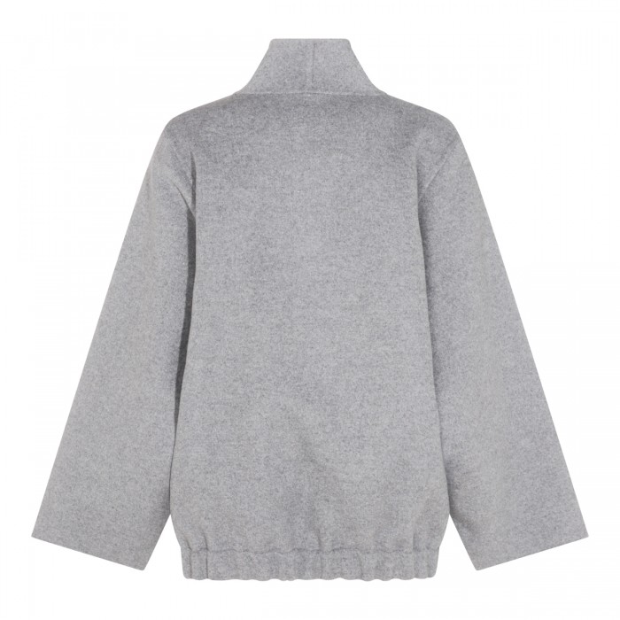 GREY WOOL COAT 2