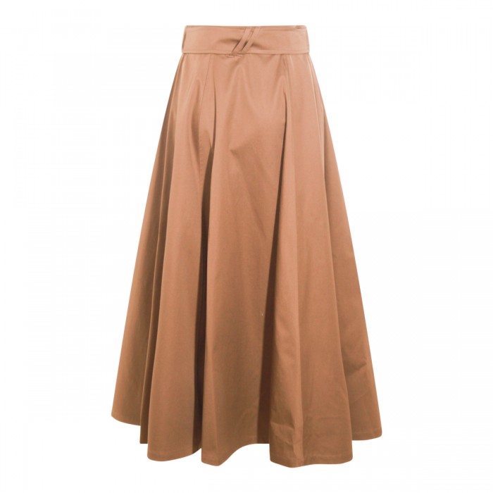 BROWN COTTON BRENDA SKIRT 2