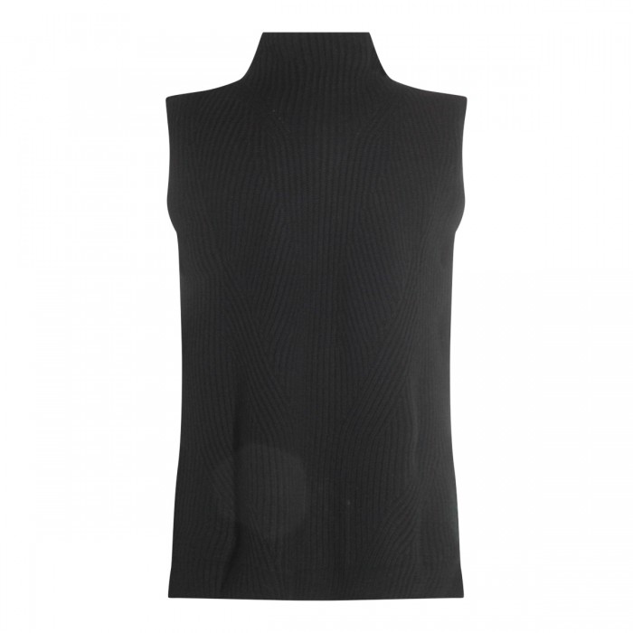 BLACK WOOL KNITWEAR 2