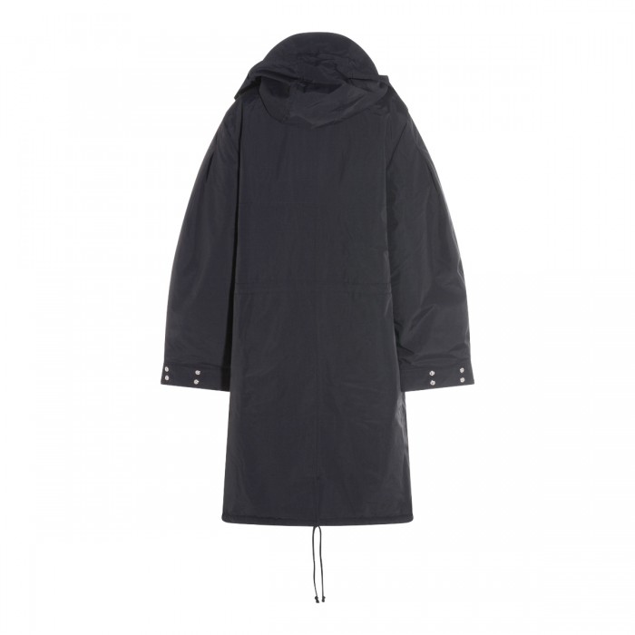 BLACK NYLON DOWN JACKET 2