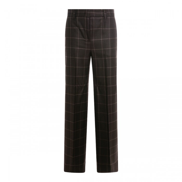 BROWN WOOL PANTS