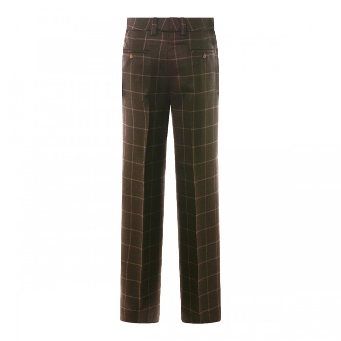 BROWN WOOL PANTS 2