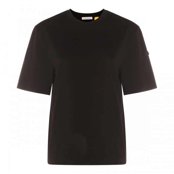 BLACK COTTON T-SHIRT
