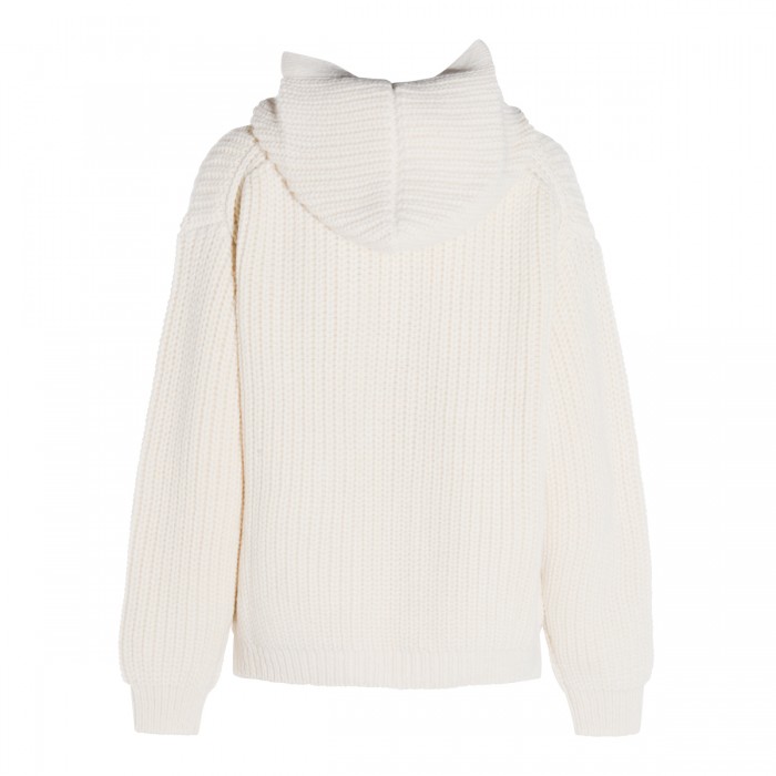 WHITE WOOL KNITWEAR 2