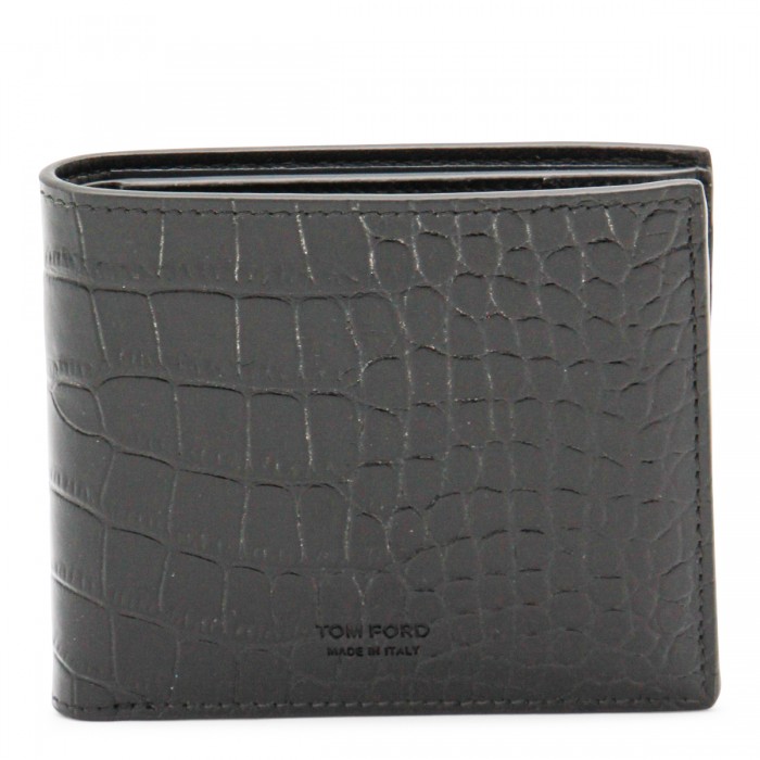 BLACK LEATHER WALLET