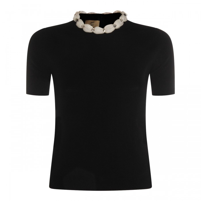 BLACK WOOL KNITWEAR