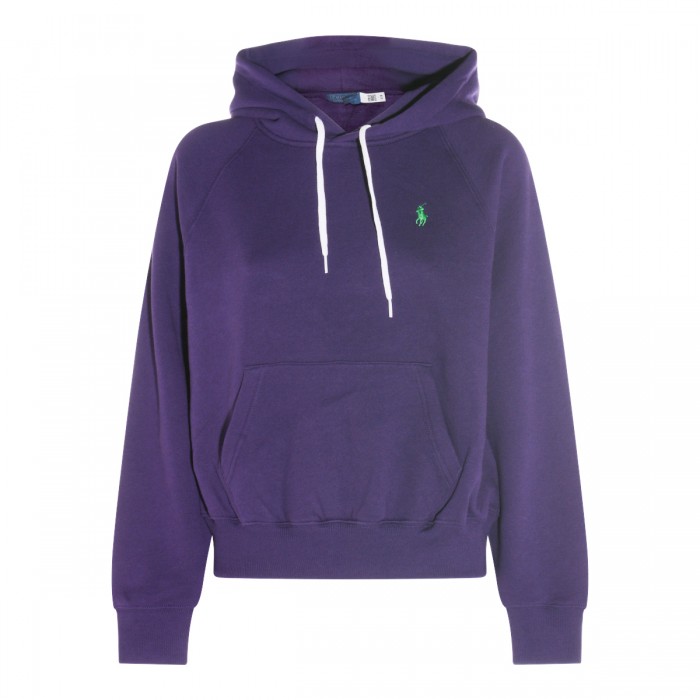 PURPLE COTTON SWEATSHIRT