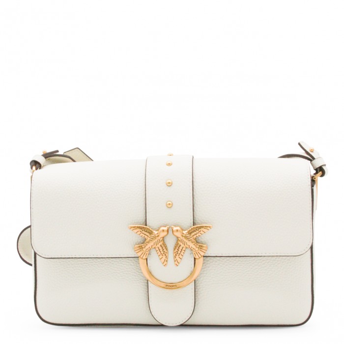 WHITE LEATHER MEDIUM LOVE...