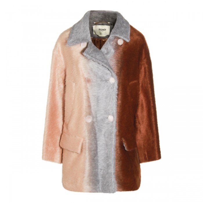 MULTICOLOR VISCOSE COAT