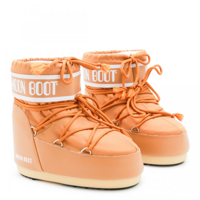 ORANGE ICON LOW NYLON BOOTS 2