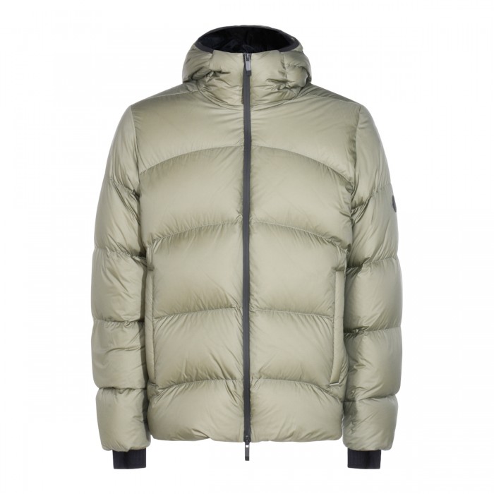 LIGHT GREEN DOWN  JACKET