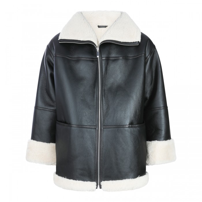 BLACK LEATHER JACKET