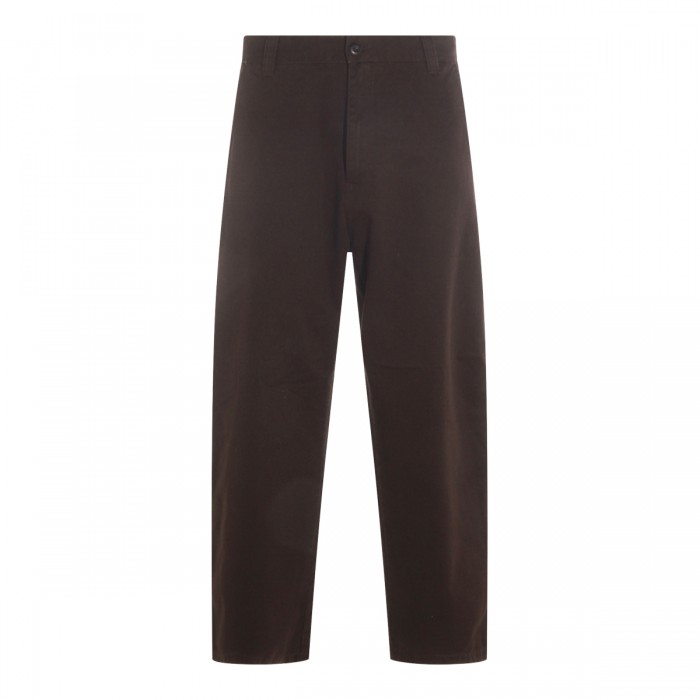 BROWN COTTON PANTS