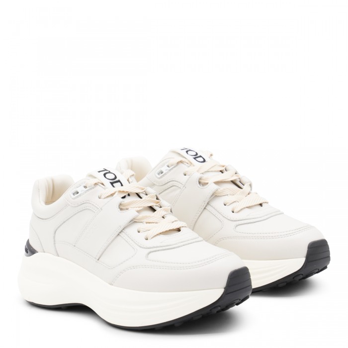 WHITE LEATHER SNEAKERS 2