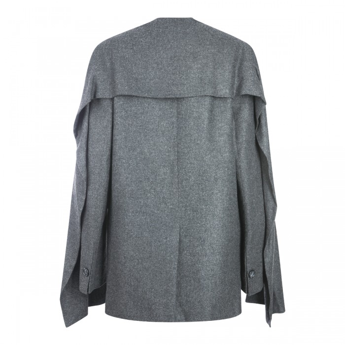 GREY VISCOSE BLAZER 2