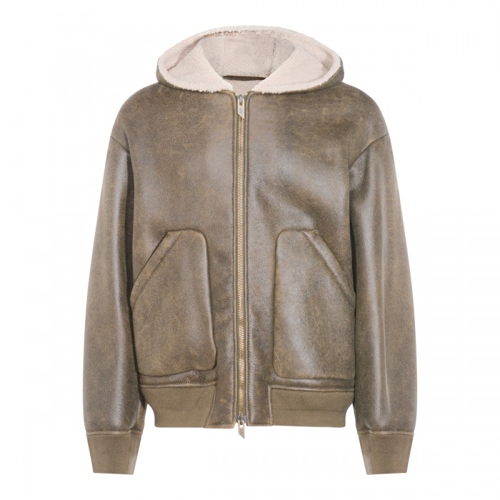 BROWN LEATHER JACKET