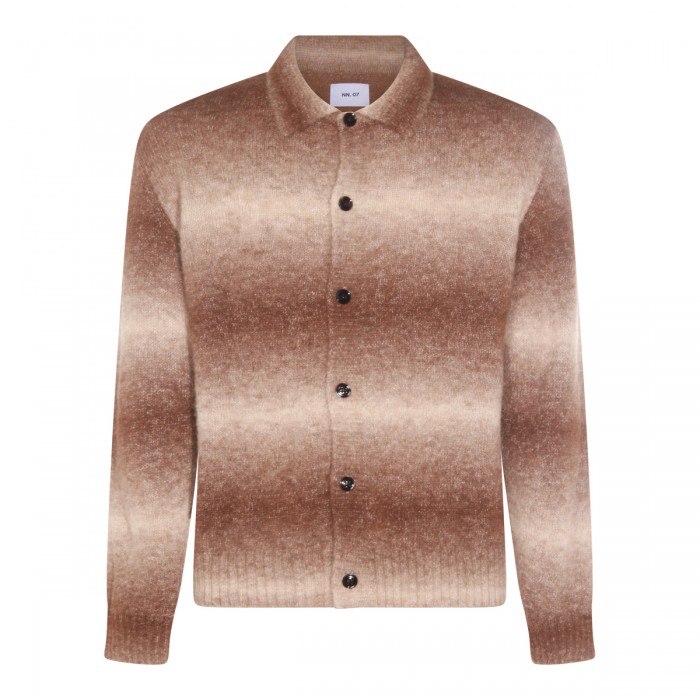 BROWN WOOL KNITWEAR