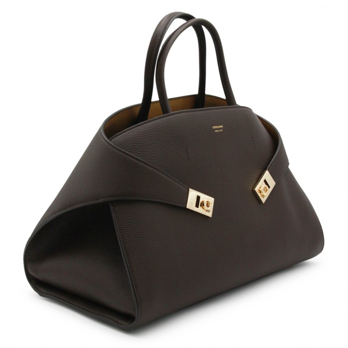 DARK BROWN LEATHER HUG M... 2
