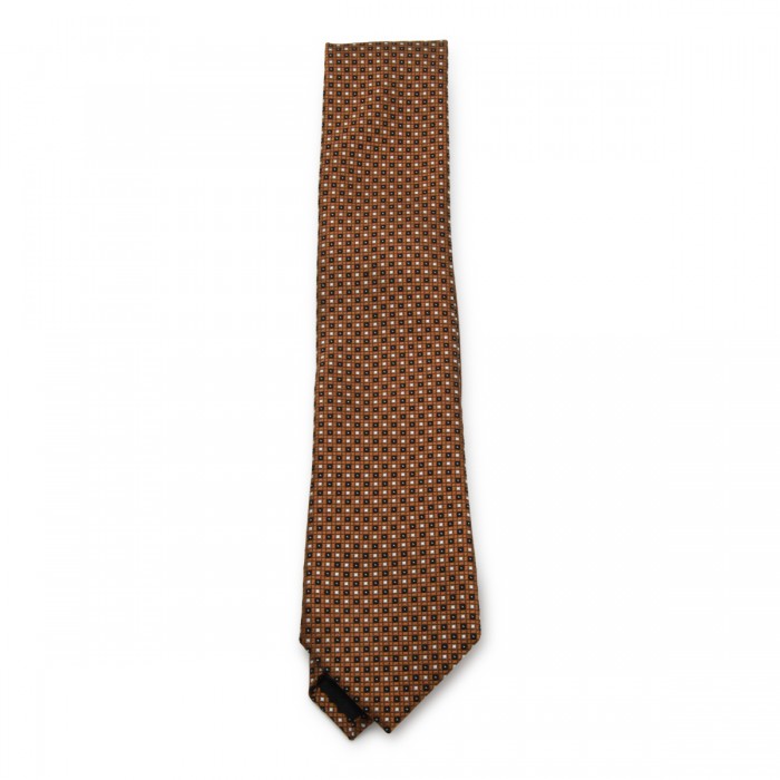 BEIGE SILK TIE