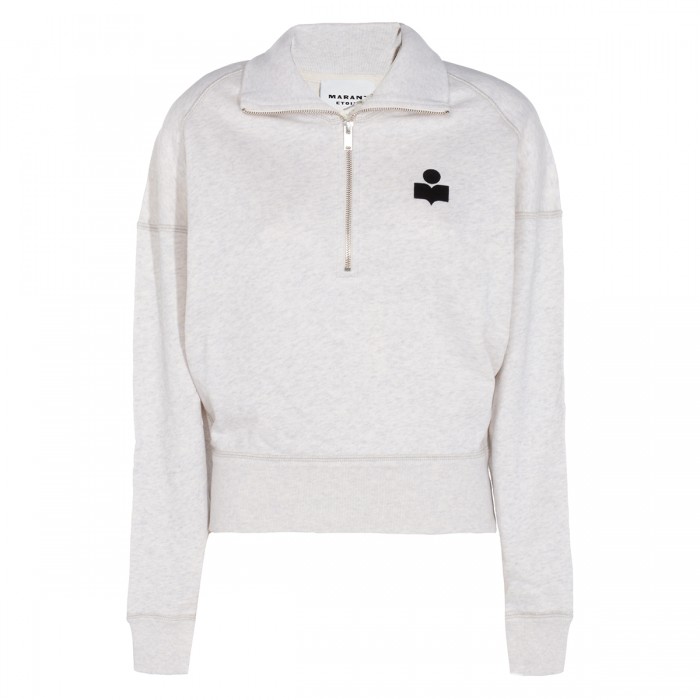 GREY COTTON SWEATSHIRT