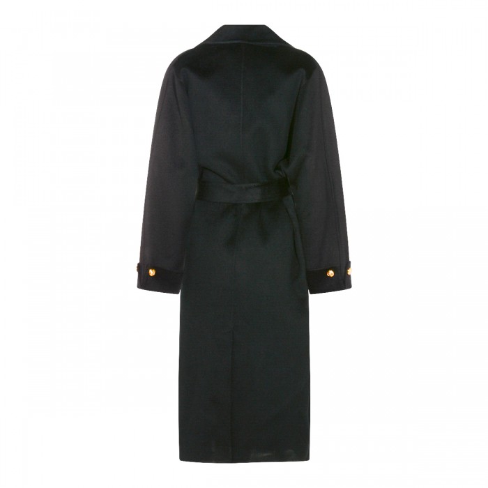 BLACK WOOL COAT 2
