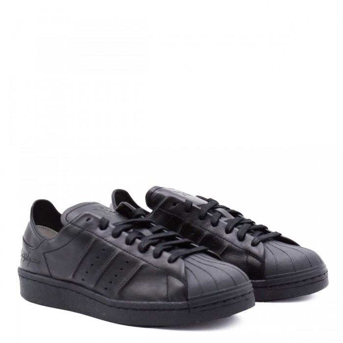 BLACK Y-3 SUPERSTAR SNEAKERS 2