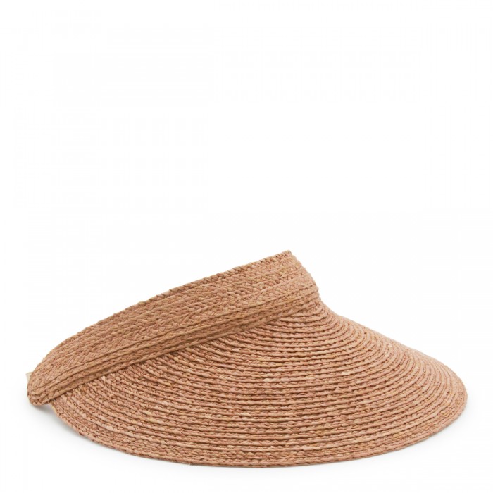 CAMEL RAFFIA HAT