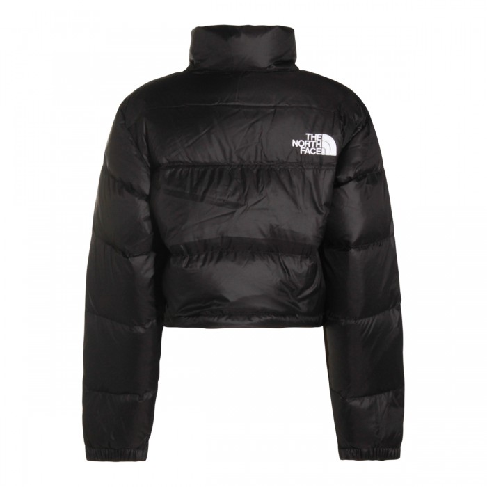 BLACK NYLON DOWN JACKET 2