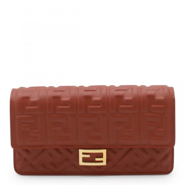 BROWN LEATHER MINI BAG