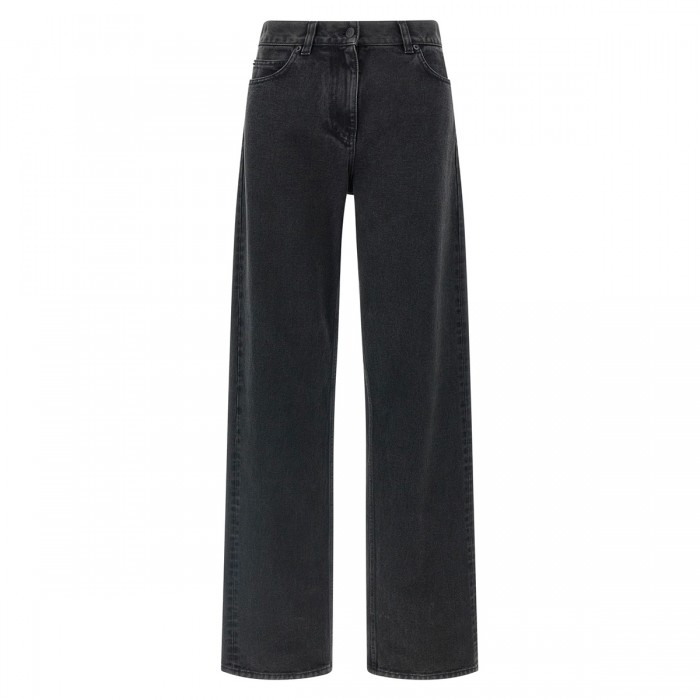 BLACK COTTON JEANS