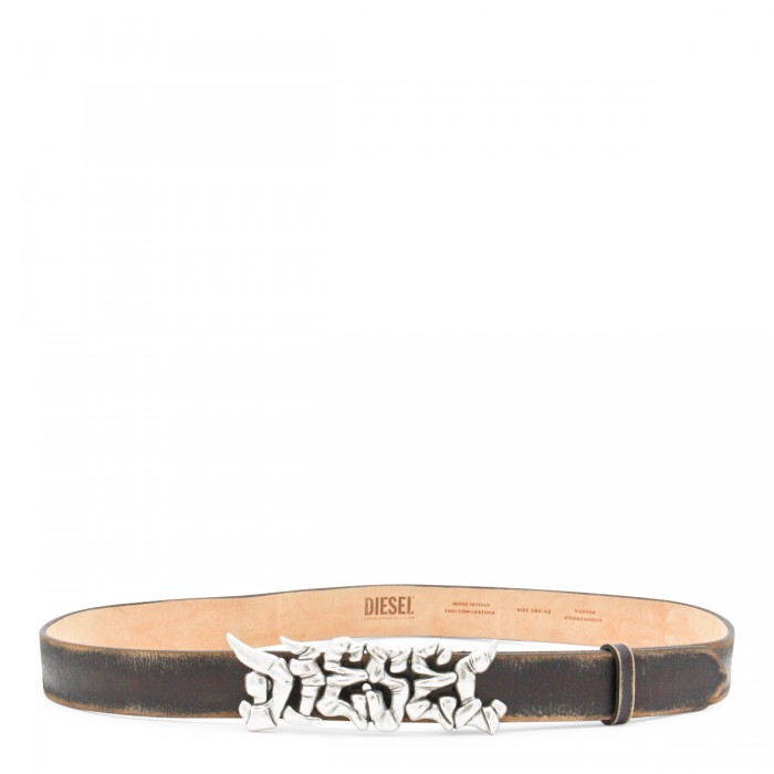 BROWN AND SILVER BELT