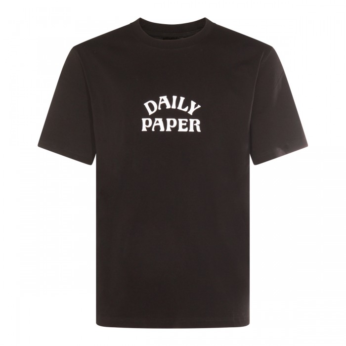BLACK COTTON T-SHIRT