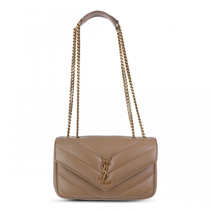 BROWN LEATHER LOULOU SMALL... 2