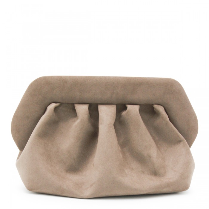 BEIGE BIOS SUEDE CLUTCHES